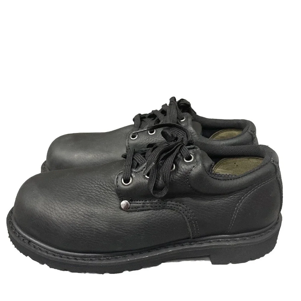 Lehigh Safety Shoes Unisex Composite Toe Oxford Black Oil Resistant ‎ USA 6.5